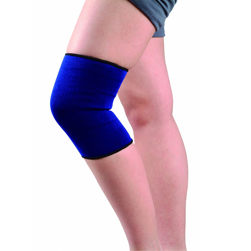 Supporto elastico del ginocchio blu della compressione per la protezione